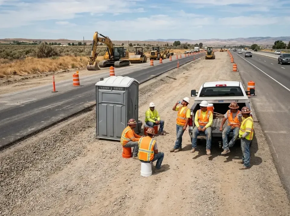 highway-road-construction-crew-007 — frequently asked questions, Porta Potty and Restroom Rentals in Pawcatuck, CT